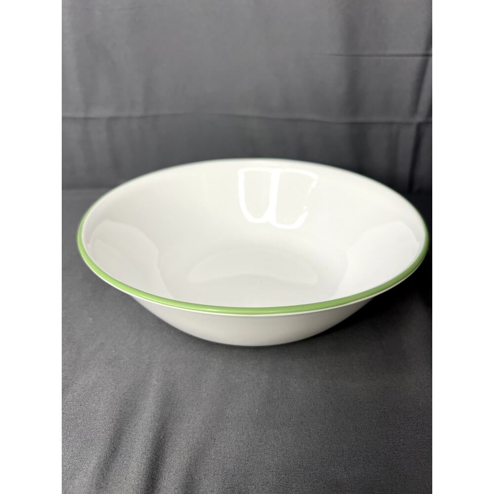 Corelle Green Rim Bowl 8.5"